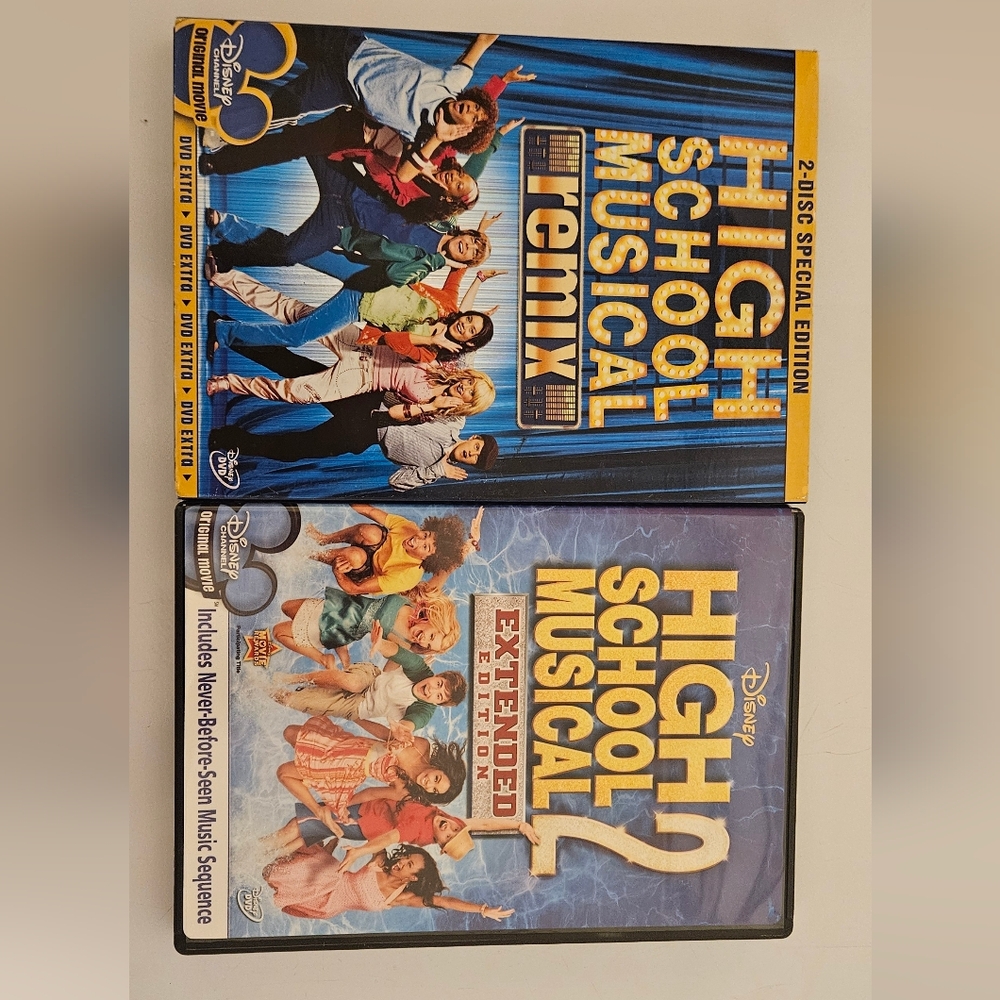 Disney High School Musical Remix & 2 DVD Set - Blue, Yellow, Red